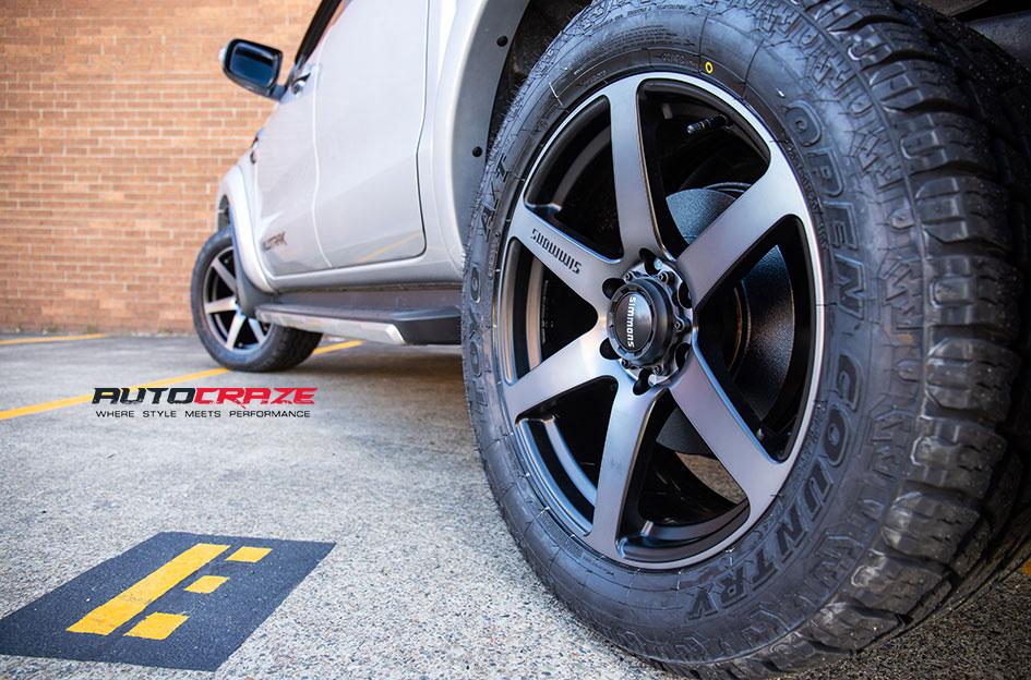 FORD RANGER FRC BLACK MACHINED WITH DARK TINT